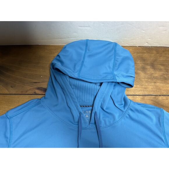 Pelagic Exo Tech Solid Performance Fishing Hoodie Gray Size L - Picture 9 of 14